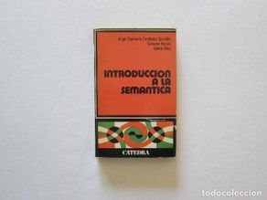 Second hand books: INTRODUCCIÓN A LA SEMÁNTICA - Salvador Hervás y otros (Cátedra)